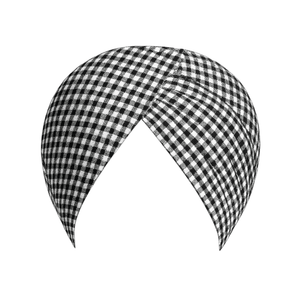 Black White Check Parna