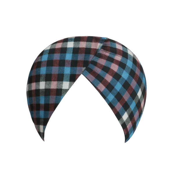 Blue Maroon Check Parna