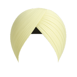 Pale Yellow Turban