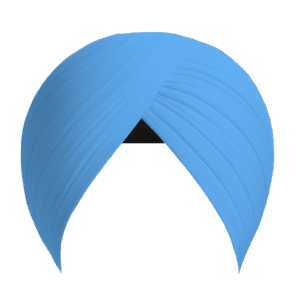 light blue Turban