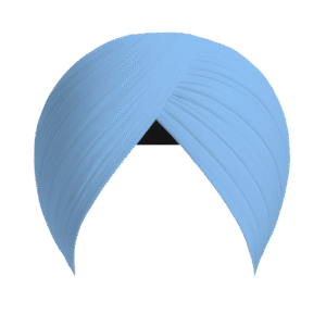 Soft Sky Blue Turban