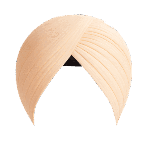 Creamy Peach Turban