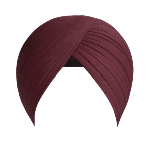 Dusky Burgundy Turban